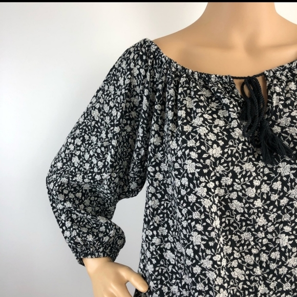 Denim & Supply Ralph Lauren Boho Floral Print Top - Picture 5 of 8